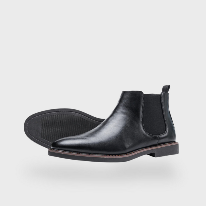 Lex &  Baron | Retro Leather Chelsea Boots