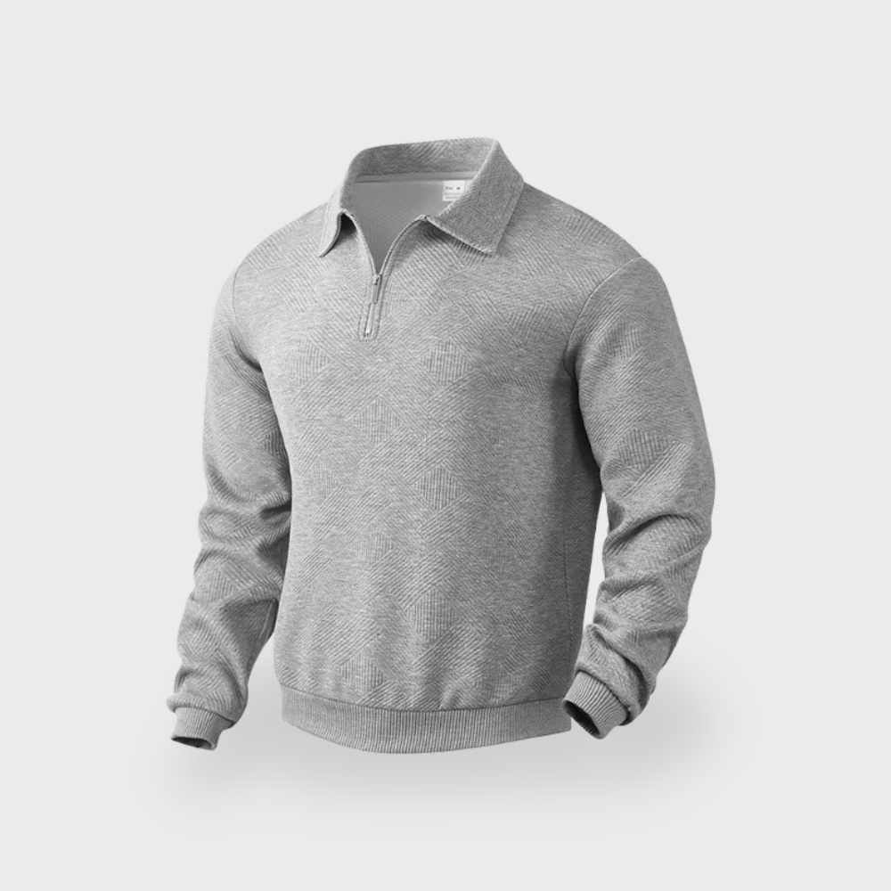 Luxe Merino Quarter Zip Sweater