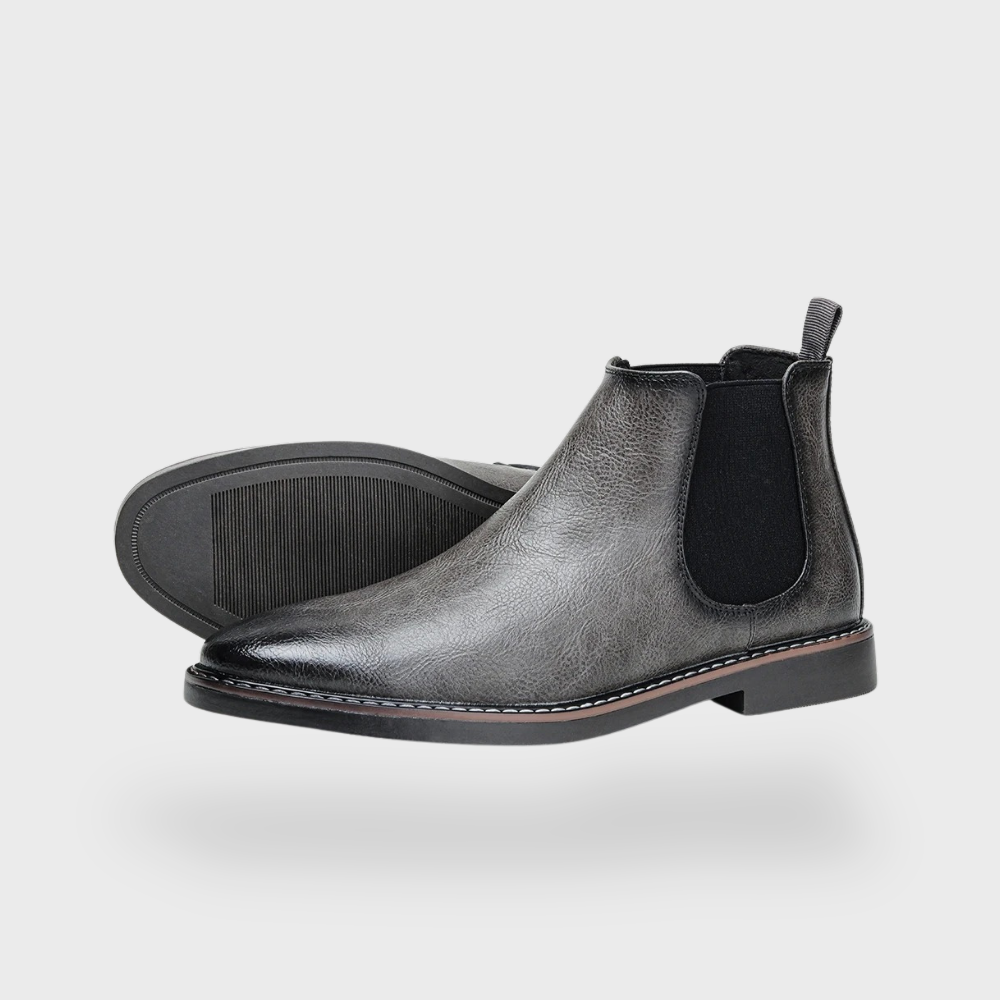 Lex &  Baron | Retro Leather Chelsea Boots