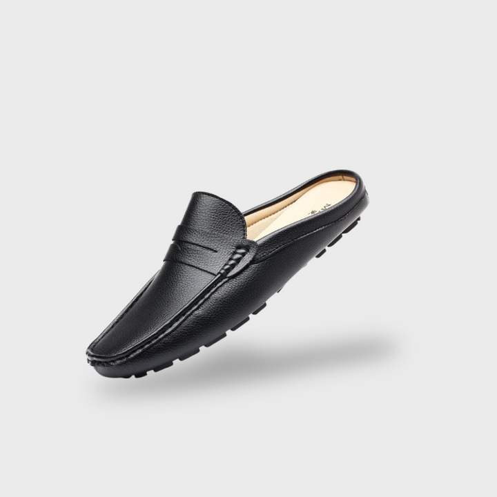 Lex & Baron | Men’s Summer Leather Slip-On Loafers