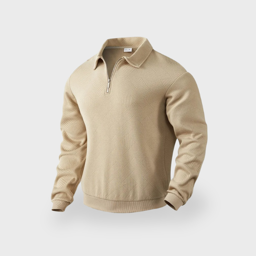 Luxe Merino Quarter Zip Sweater