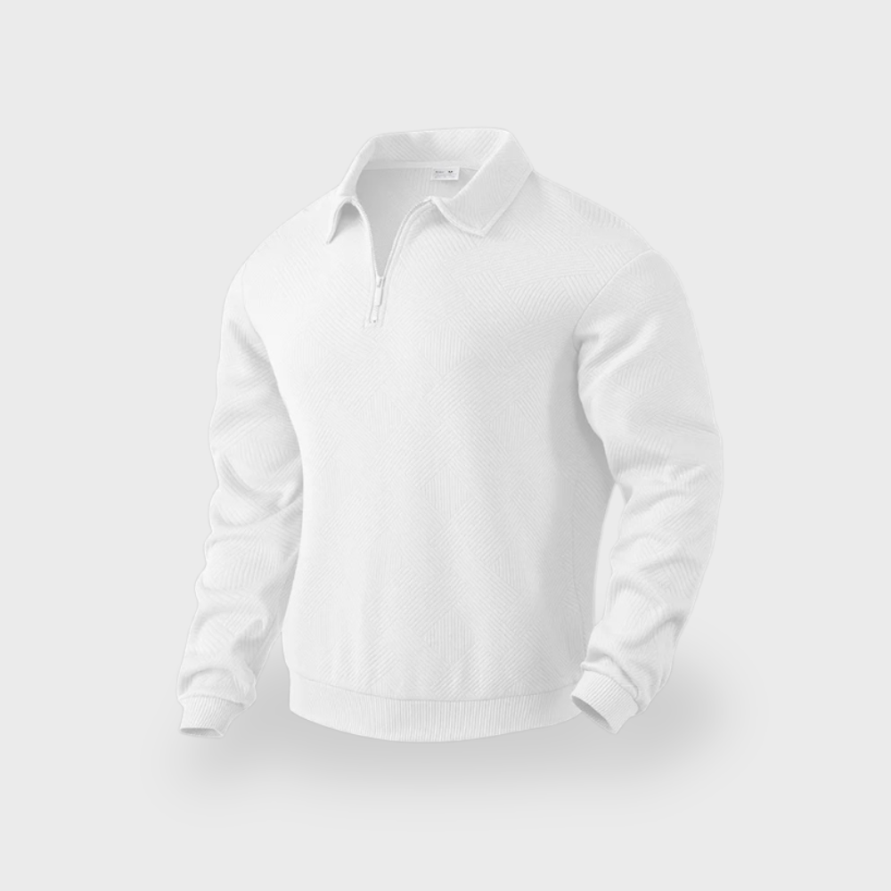 Luxe Merino Quarter Zip Sweater