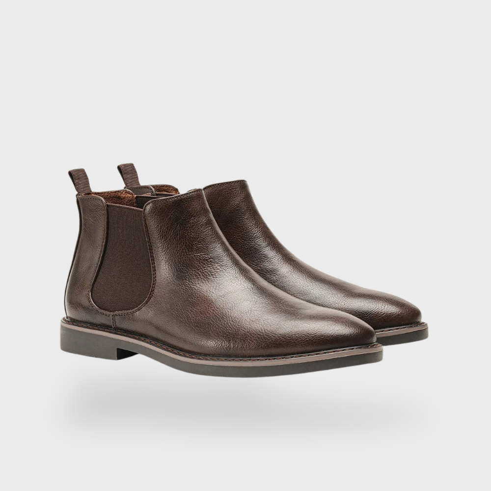 Lex &  Baron | Retro Leather Chelsea Boots