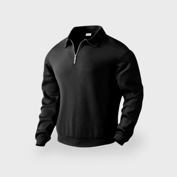 Luxe Merino Quarter Zip Sweater