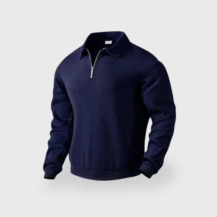 Luxe Merino Quarter Zip Sweater