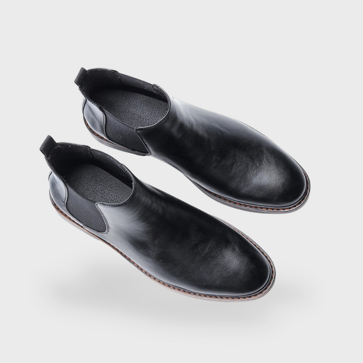 Lex &  Baron | Retro Leather Chelsea Boots