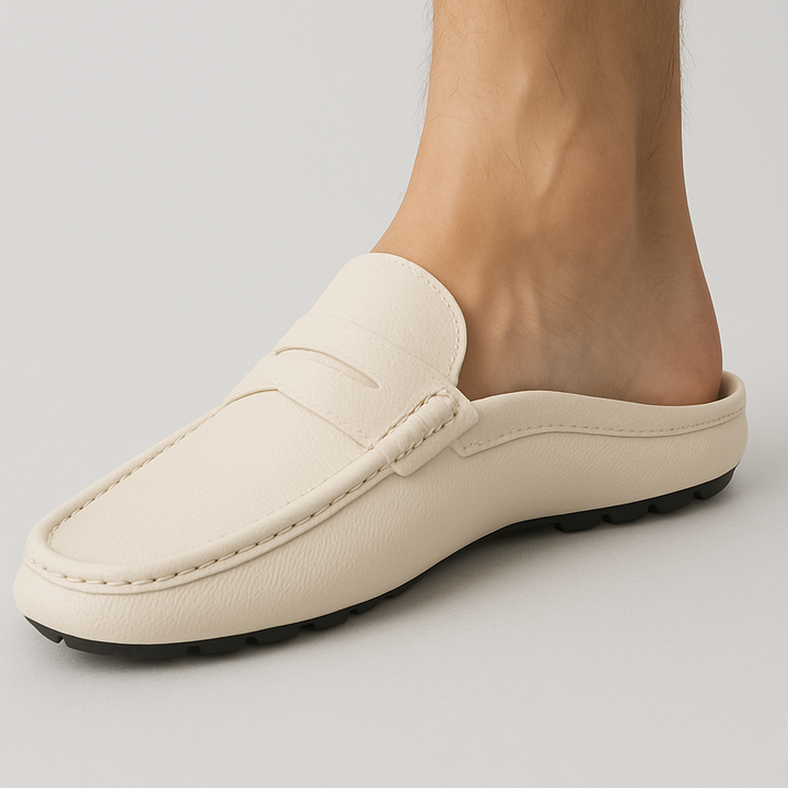 Lex & Baron | Men’s Summer Leather Slip-On Loafers